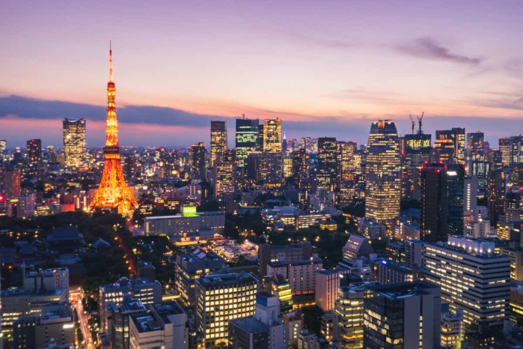 Tokyo Tower And Cityscape At Night With Beautiful 2021 10 06 09 52 23 Utc