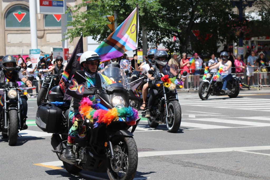 dykes on bikes at toronto 2025 pride parade